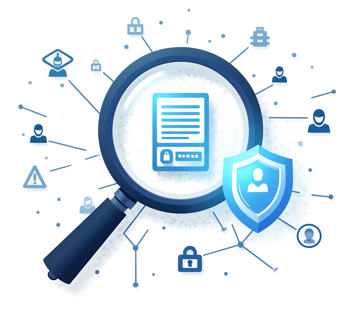 freepik edit A large fa5700 magnifying glass icon in the center